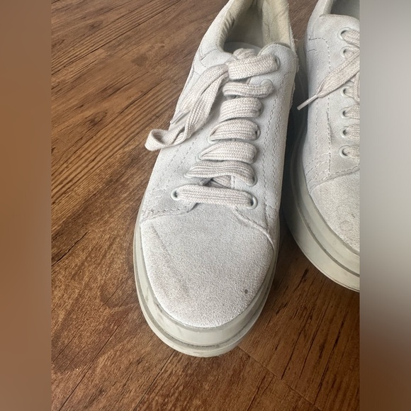 Zara Tan suede platform sneaker - Picture 2 of 5